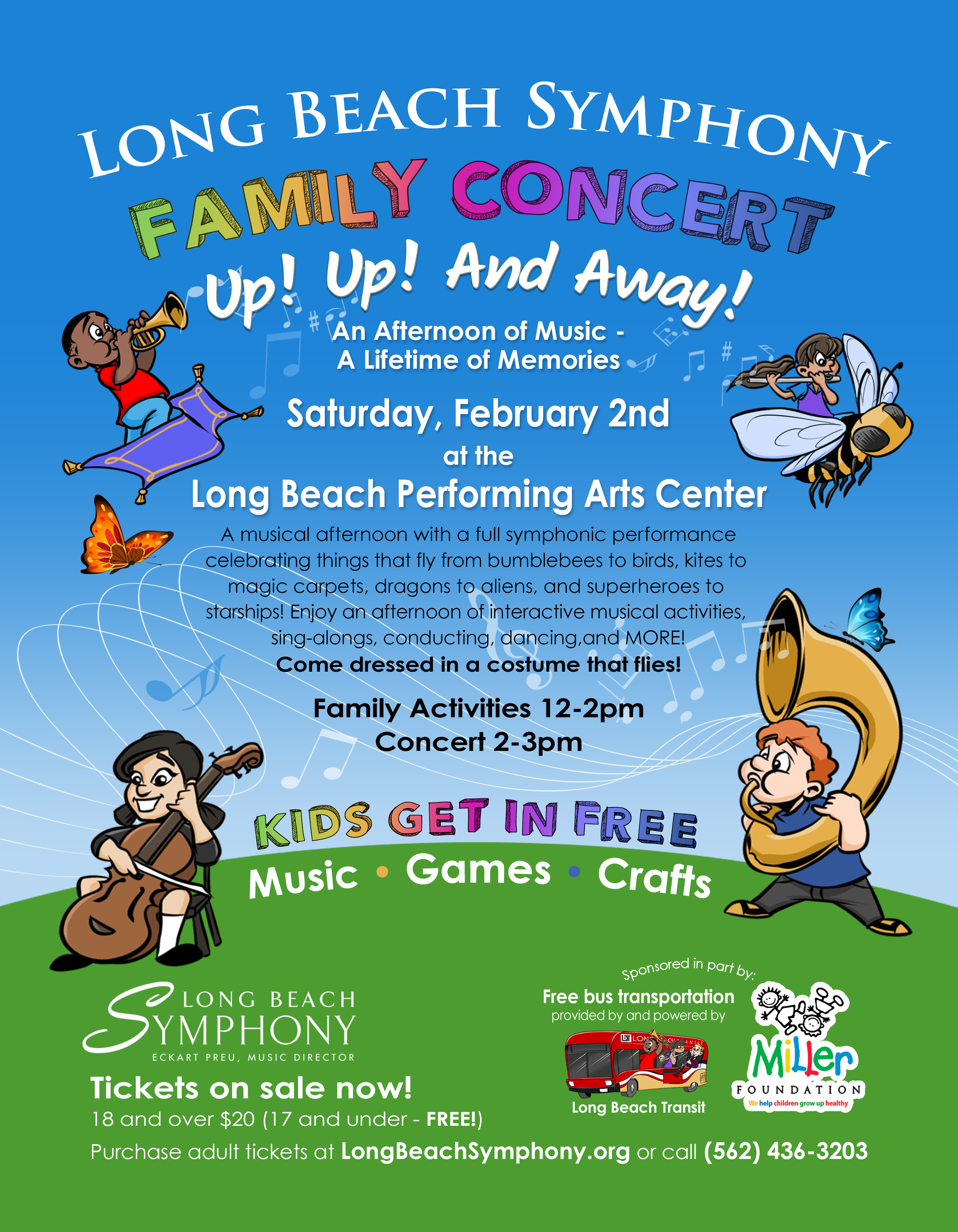 Family Concert Up! Up! And Away! Long Beach Symphony