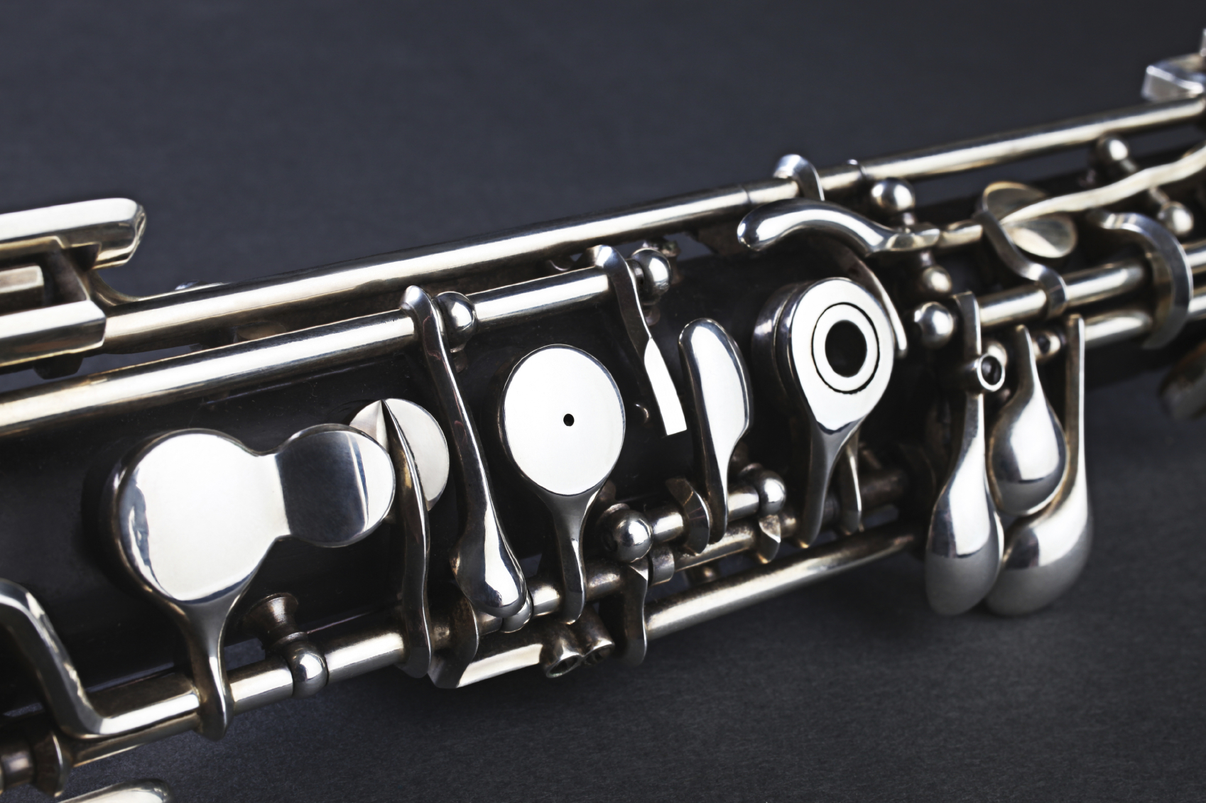 Oboe musical instrument detail Stock image Long Beach Symphony
