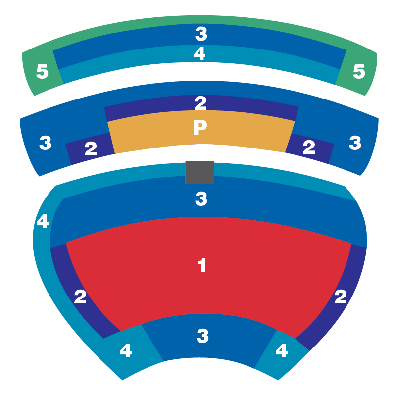 Terrace Theater: Classical Series Seat Map - Long Beach Symphony